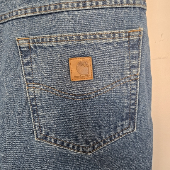 Carhartt Men's Straight Blue Jeans 46×30 - Picture 5 of 5